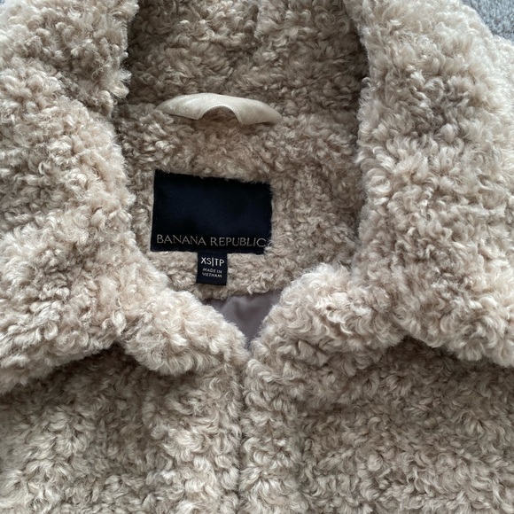 Sherpa short coat beige xs - Picture 5 of 5